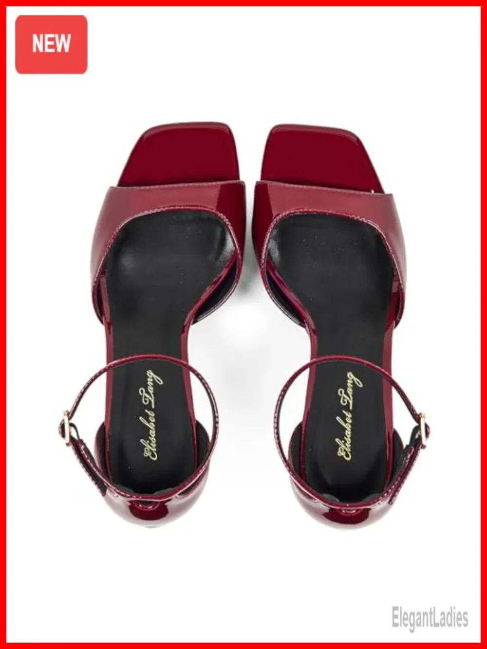 Women's 3 Inch Stiletto Heels Peep Toe Ankle Strap Sandals